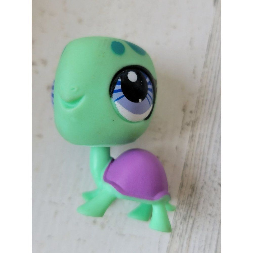 LPS green turtle Littlest‎ Pet Shop toy figure animal pet